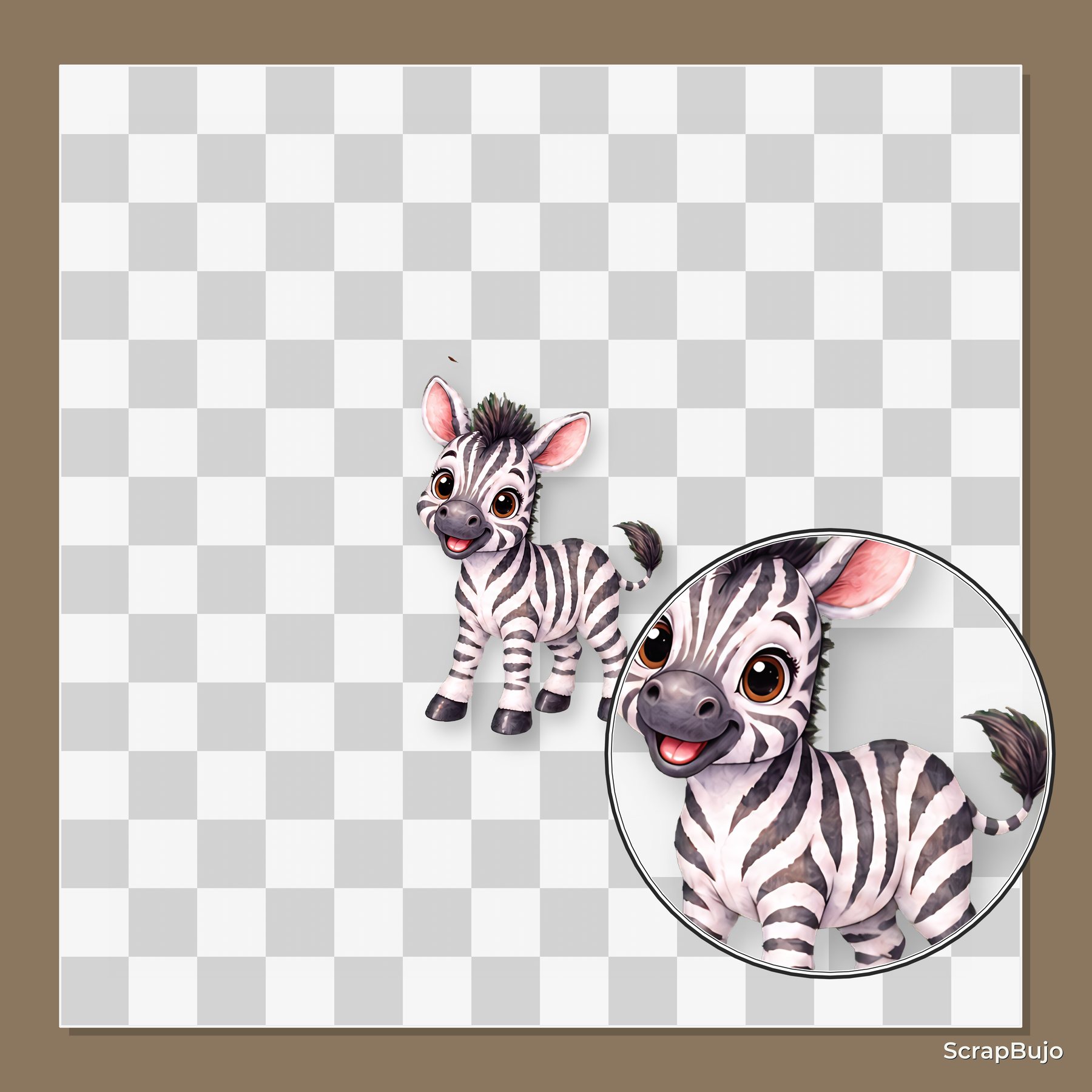 Baby Lion Safari Us Letter Digital preview 6