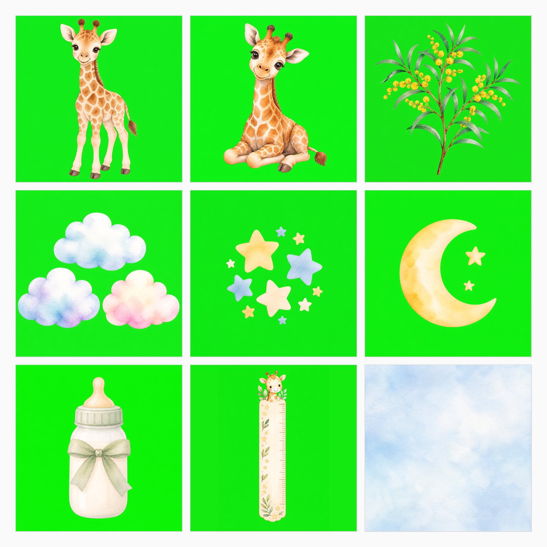 Baby Giraffe First Year Milestone preview 2