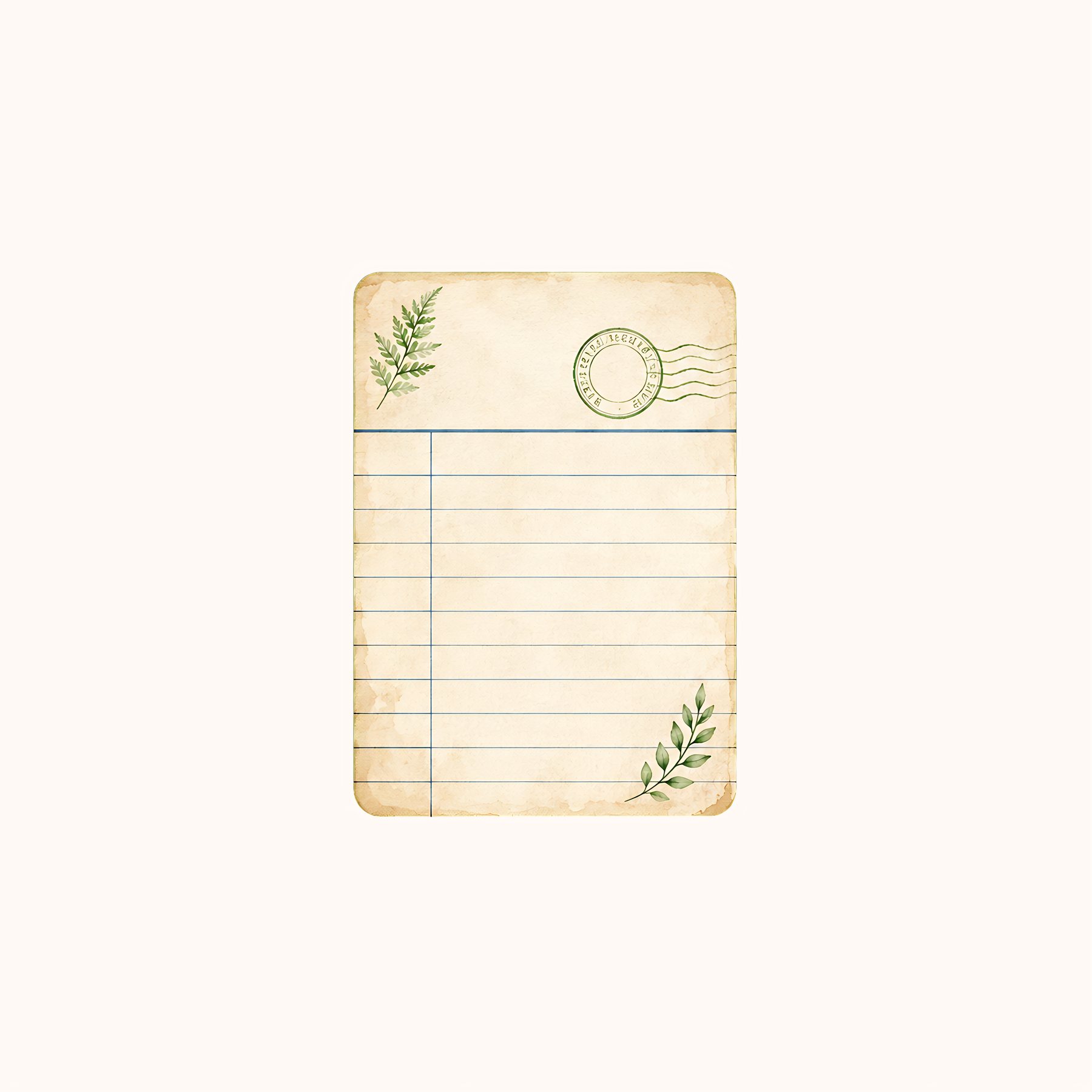 Vintage Postal Botanical Archive Junk Journal Collection preview 6