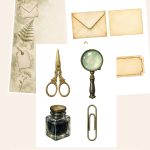 Free Vintage Postal Botanical Archive Junk Journal Collection – 3 US Letter Paper Samples preview