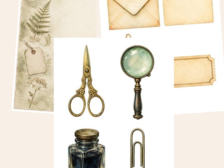 Free Vintage Postal Botanical Archive Junk Journal Collection – 3 US Letter Paper Samples