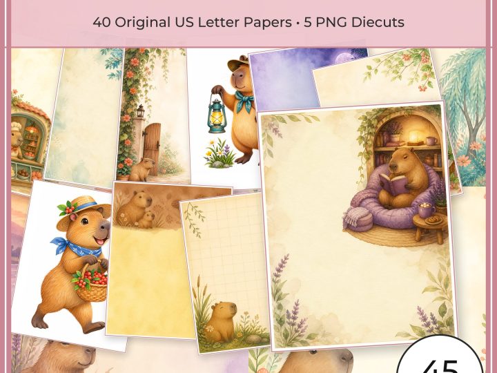 Capybara Kids Storybook Scrapbook Collection — US Letter