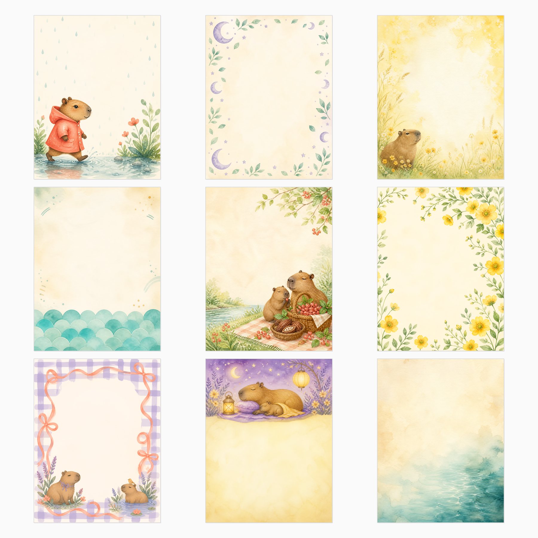 Capybara Kids Storybook Scrapbook Collection — US Letter preview 3