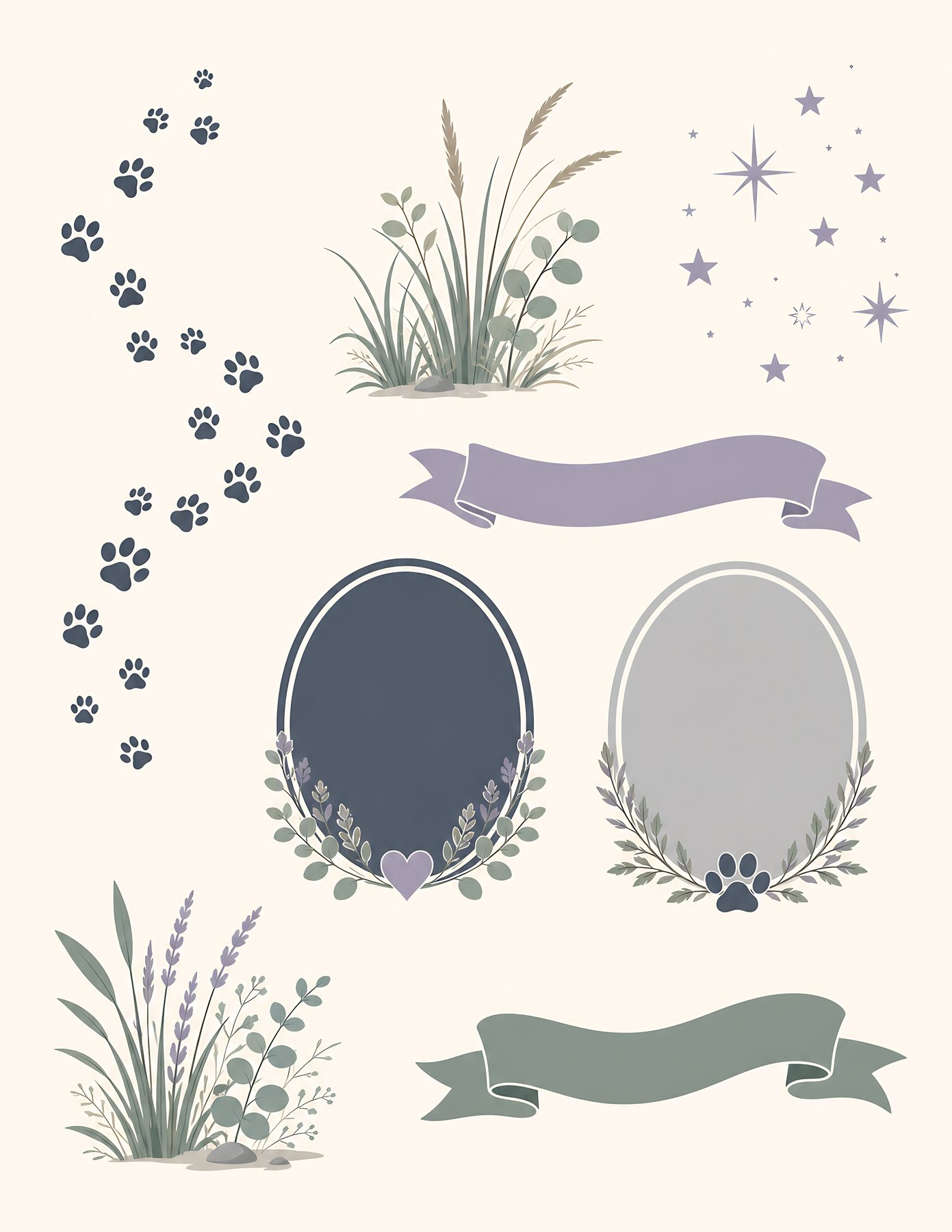 Pet Memorial Us Letter Scrapbook Papers preview 3