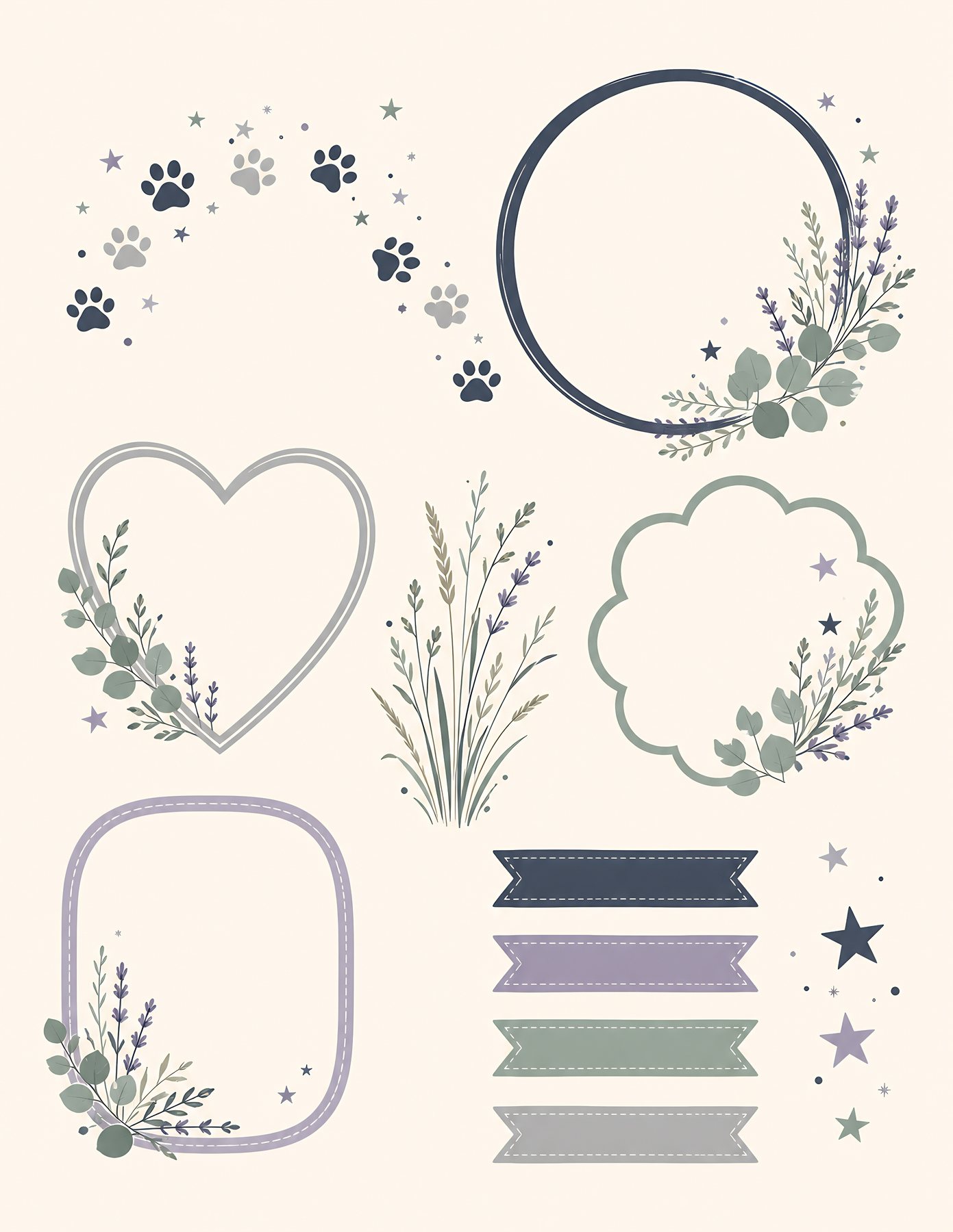Pet Memorial Us Letter Scrapbook Papers preview 5