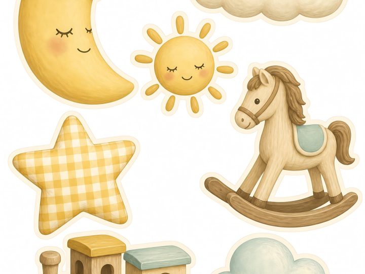 Baby Yellow Nursery Scrapbook Papers Us