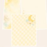 Free Baby Yellow Nursery Scrapbook Papers Us – 3 Scrapbook Paper Samples preview