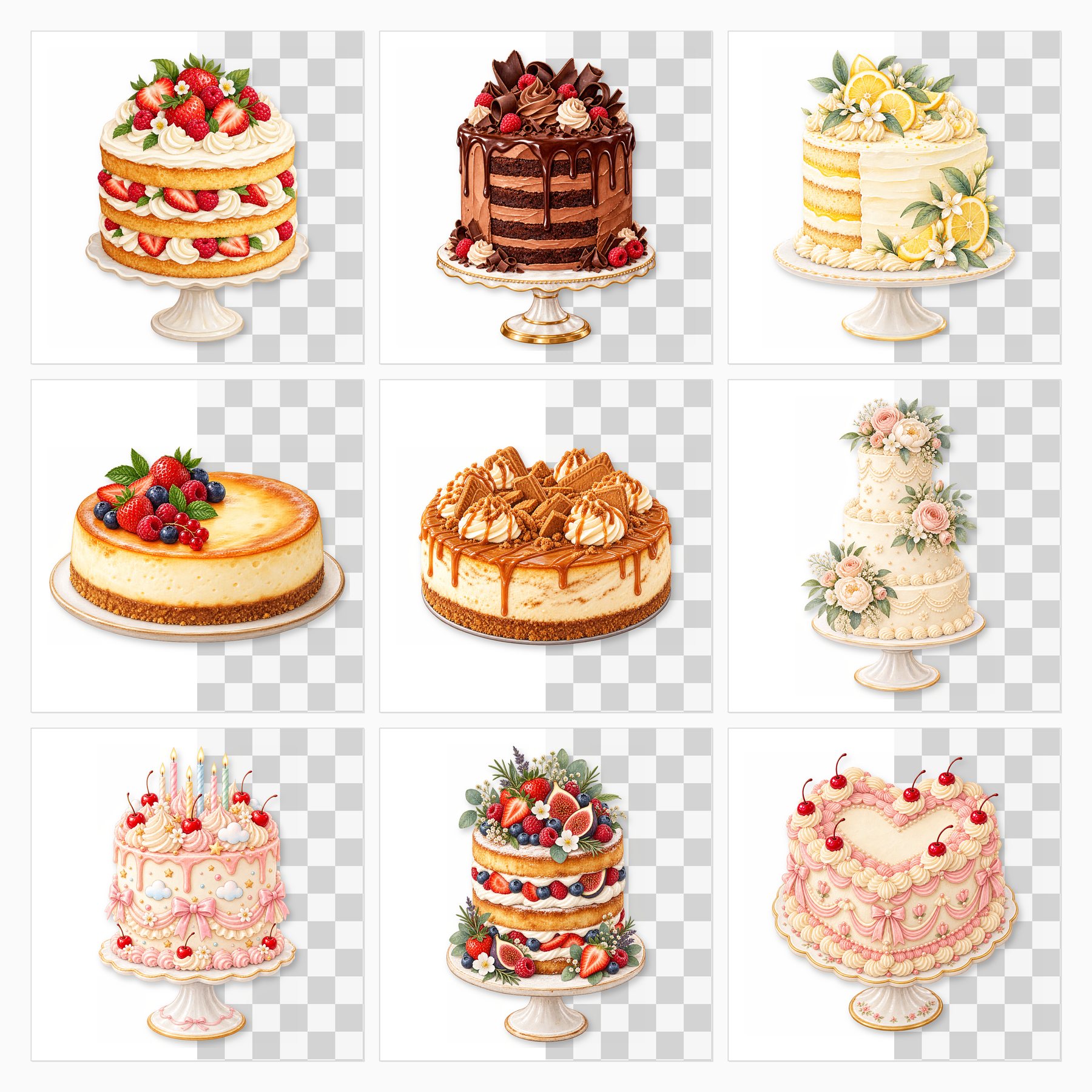 Sweet Bakery Watercolor Bundle 102 Us preview 2