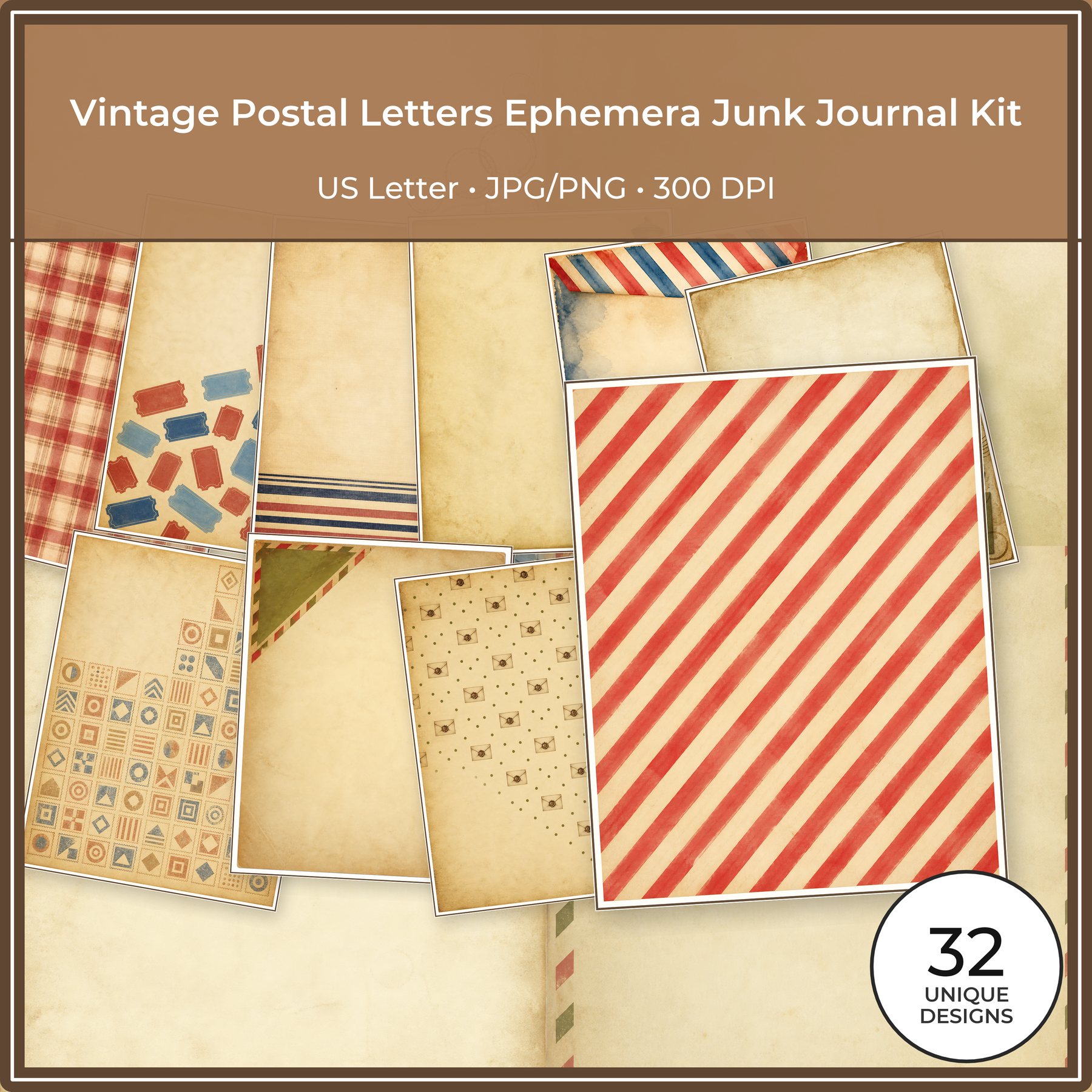 Vintage Postal Letters Ephemera Junk