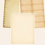 Free Vintage Postal Letters Ephemera Junk – 3 US Letter Paper Samples preview