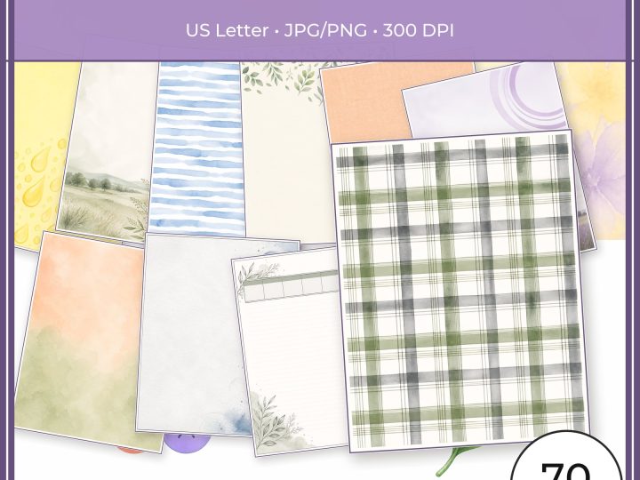 Undated Mood Habit Wellness Journal Kit