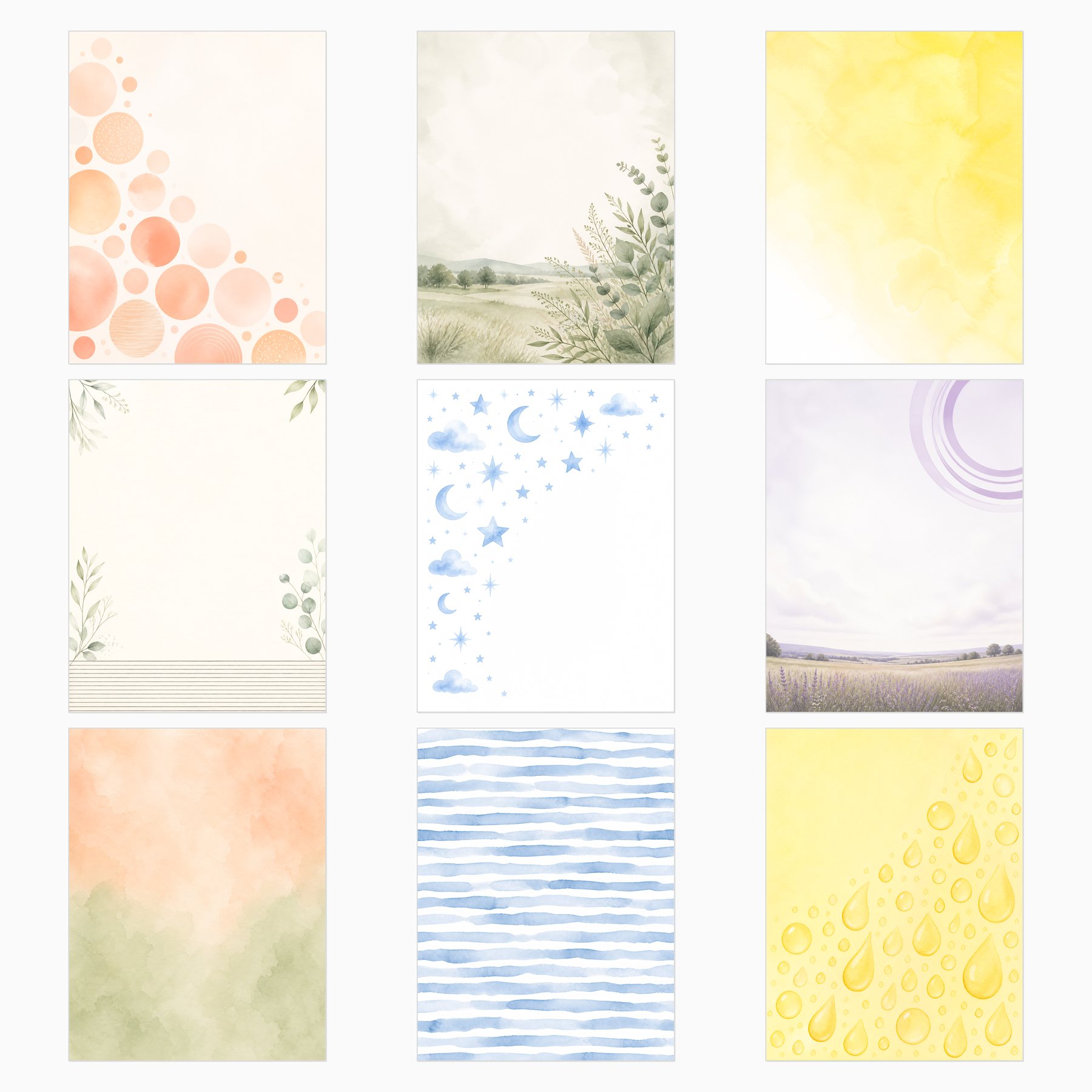 Undated Mood Habit Wellness Journal Kit preview 4