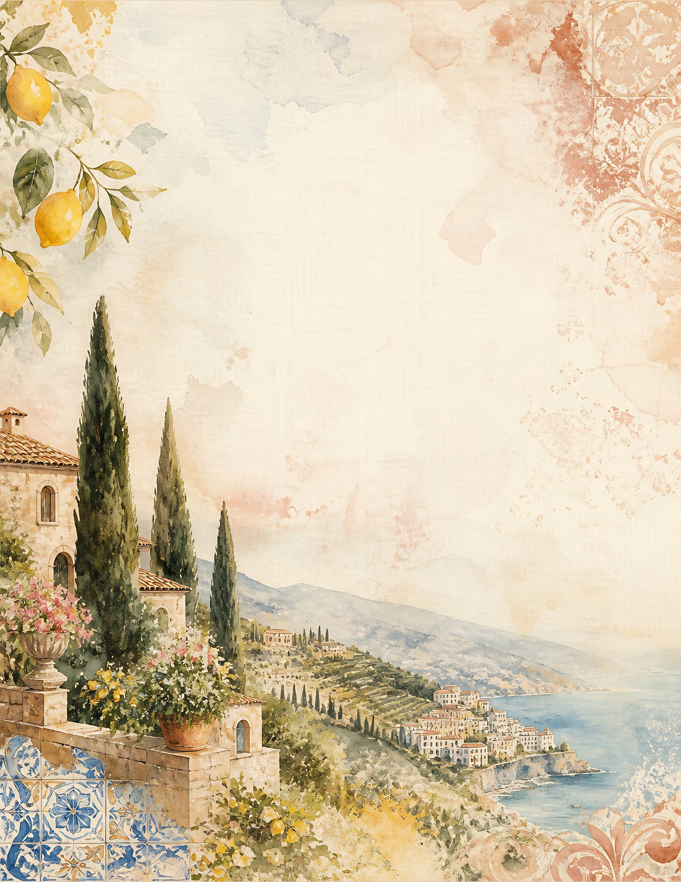 Italy Tuscany and Amalfi Travel US Letter preview 3