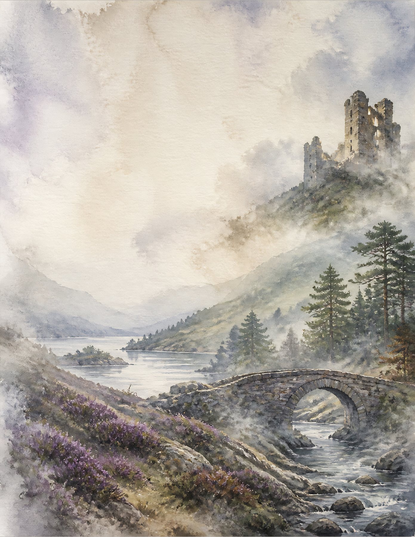 Scotland Highlands Mystic Outlands US Letter preview 2