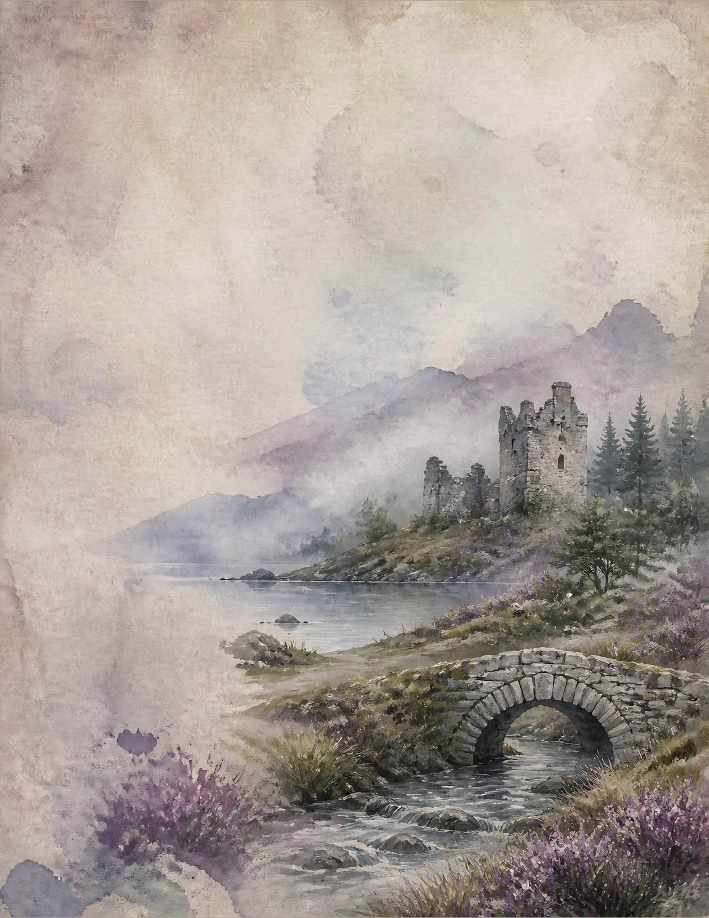 Scotland Highlands Mystic Outlands US Letter preview 4