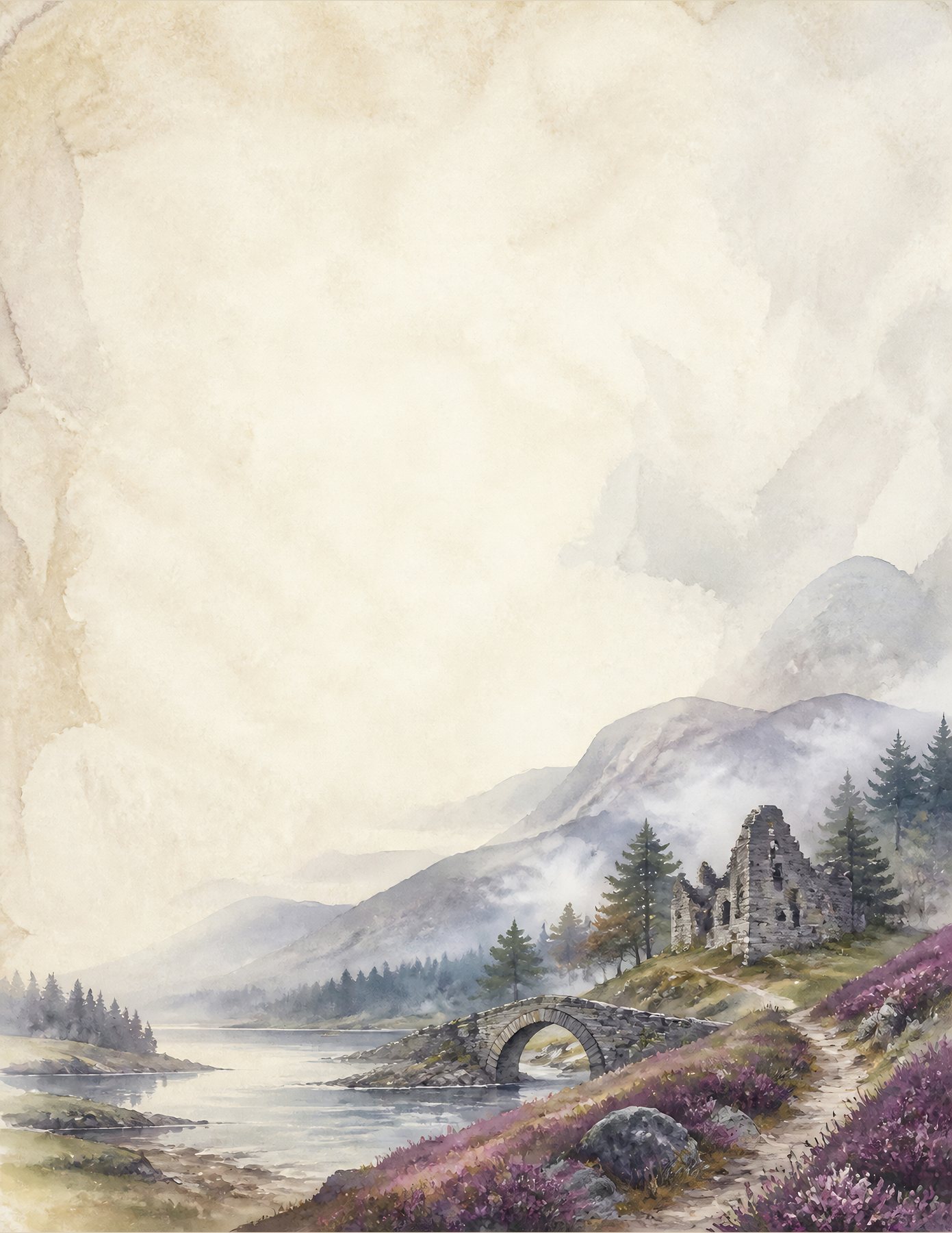 Scotland Highlands Mystic Outlands US Letter preview 6