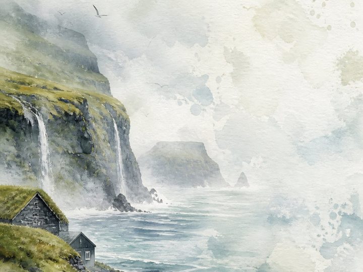 Faroe Islands North Atlantic Escape US Letter