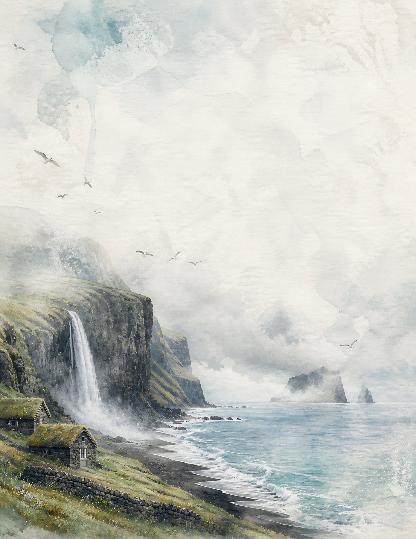 Faroe Islands North Atlantic Escape US Letter preview 3