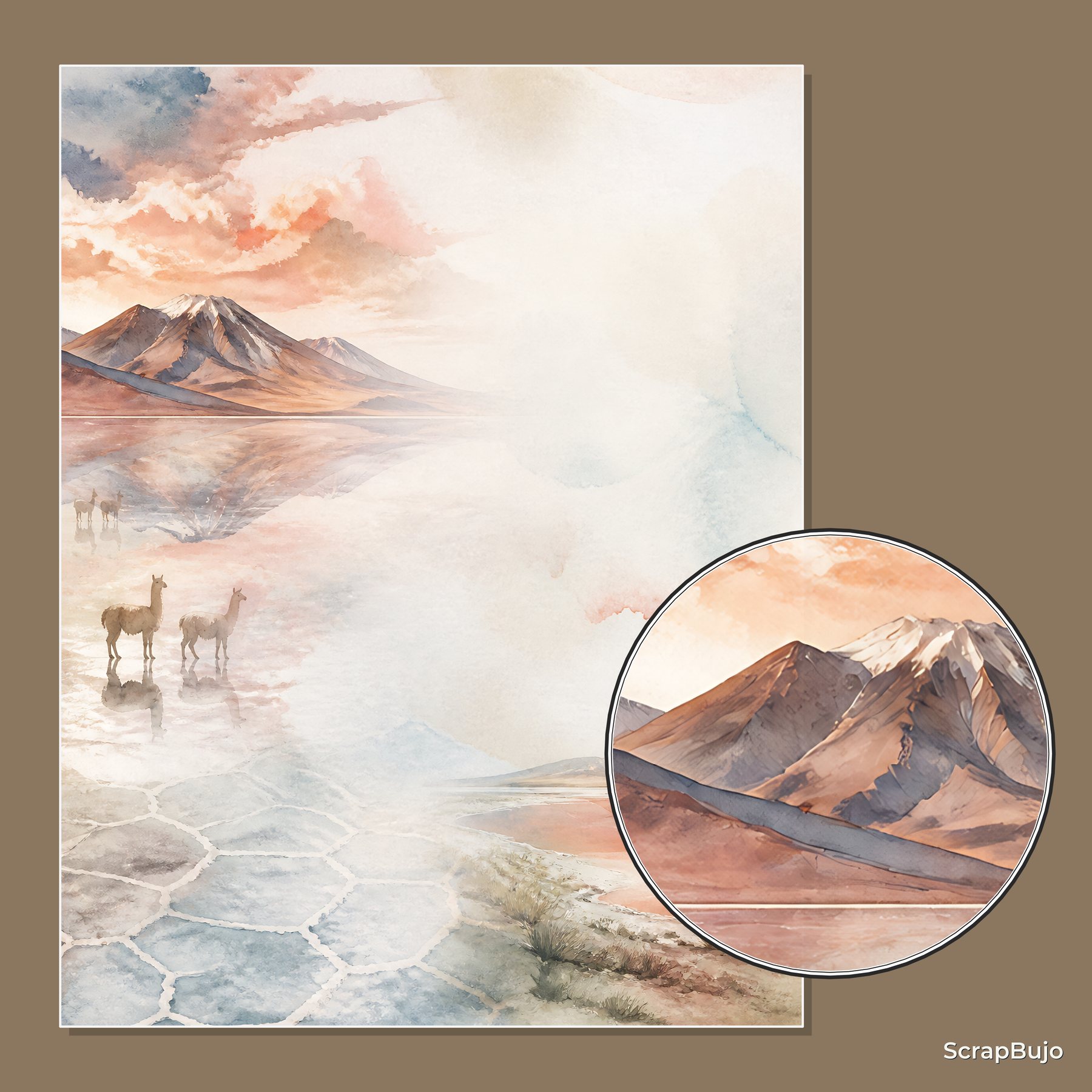 Salar de Uyuni Andean Landscapes US Letter preview 5