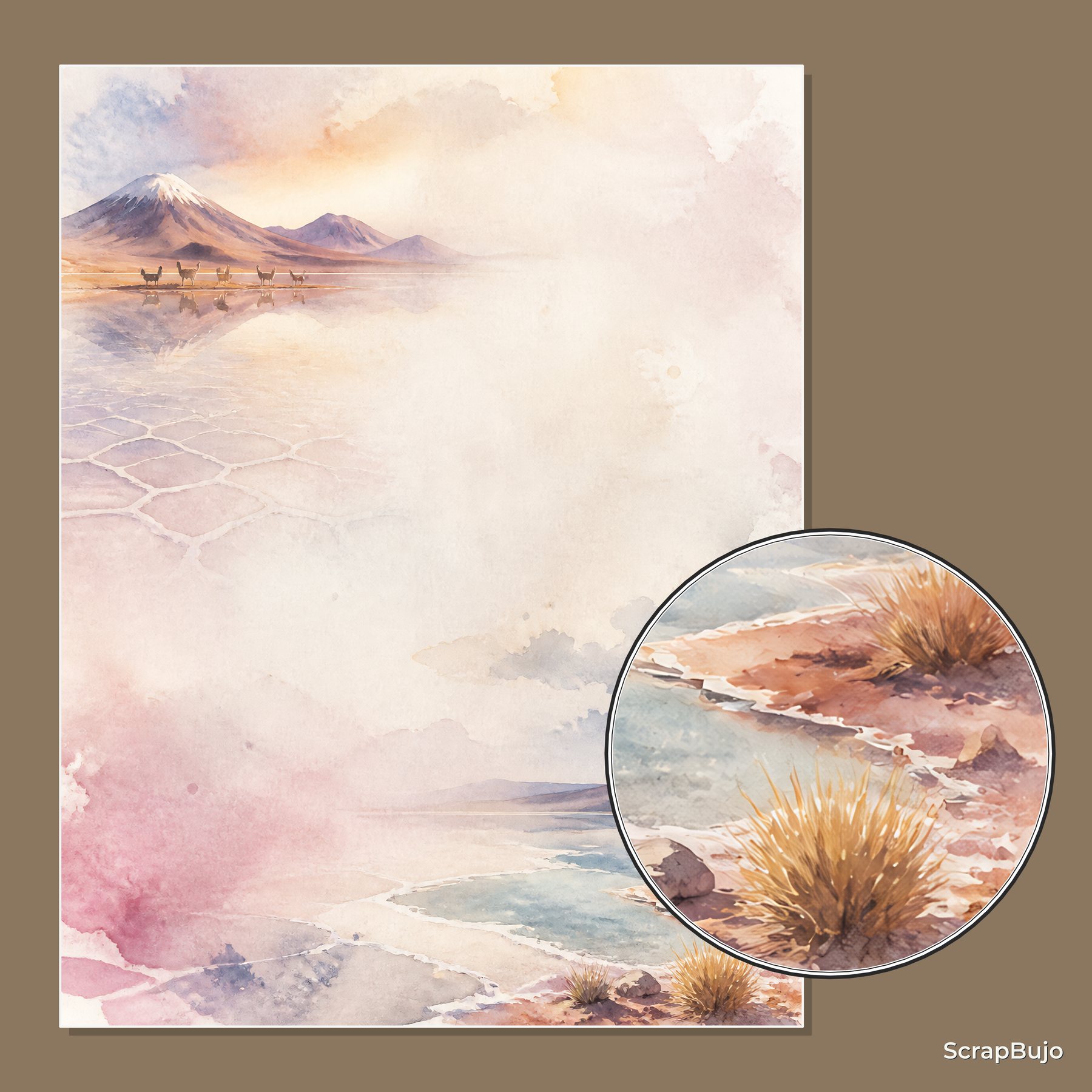 Salar de Uyuni Andean Landscapes US Letter preview 6