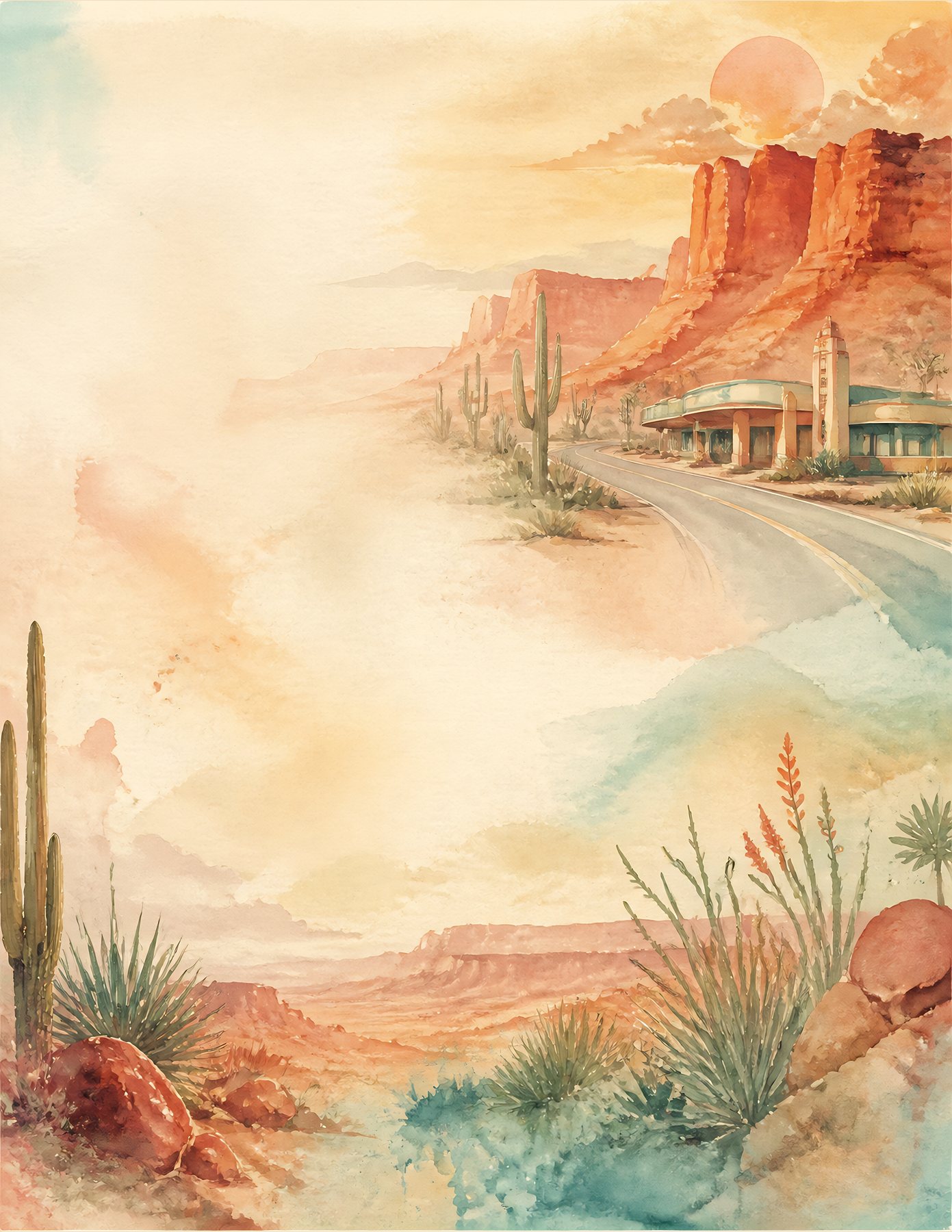 Desert Southwest and Route 66 US Letter preview 2