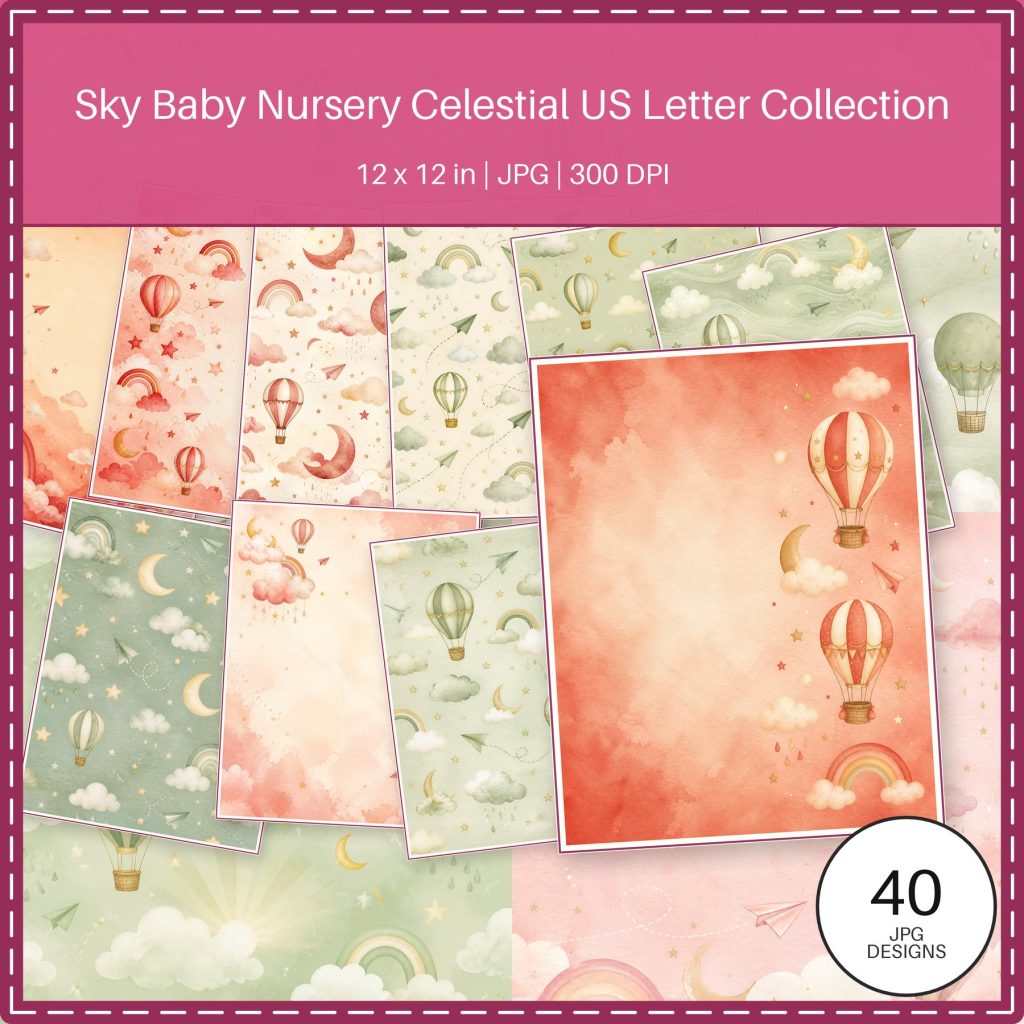 Sky Baby Nursery Celestial Digital