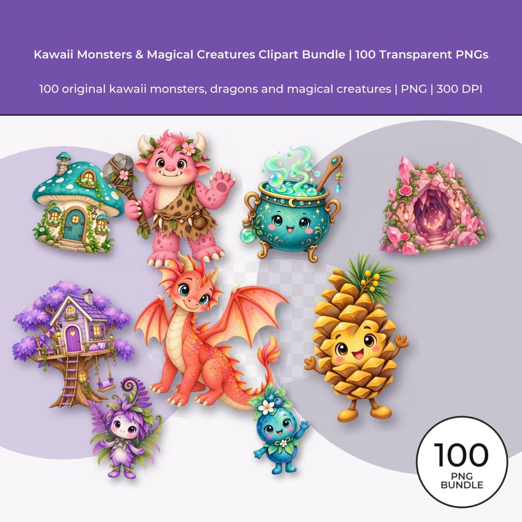 Kawaii Monsters Magical Creatures