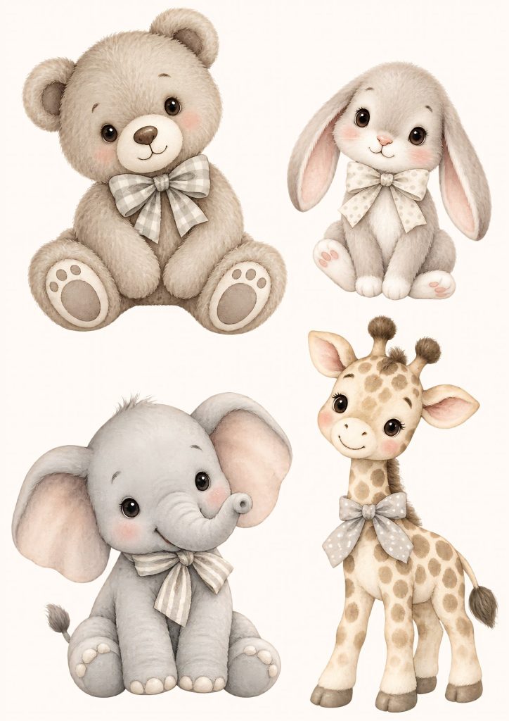 Baby Gray Nursery Signature A4 Collection