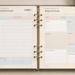 A5 Sunday start planner pair shown with original pages
