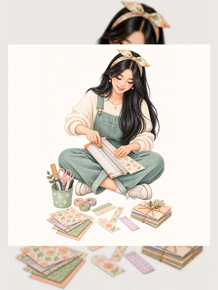 Scrapbooking Is for Every Maker: Why We Created Sweet Crafting Friends visual story illustration