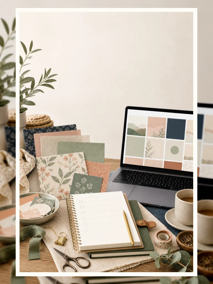 Starting a Digital Product Business from Scratch: Etsy or Creative Fabrica? visual story illustration