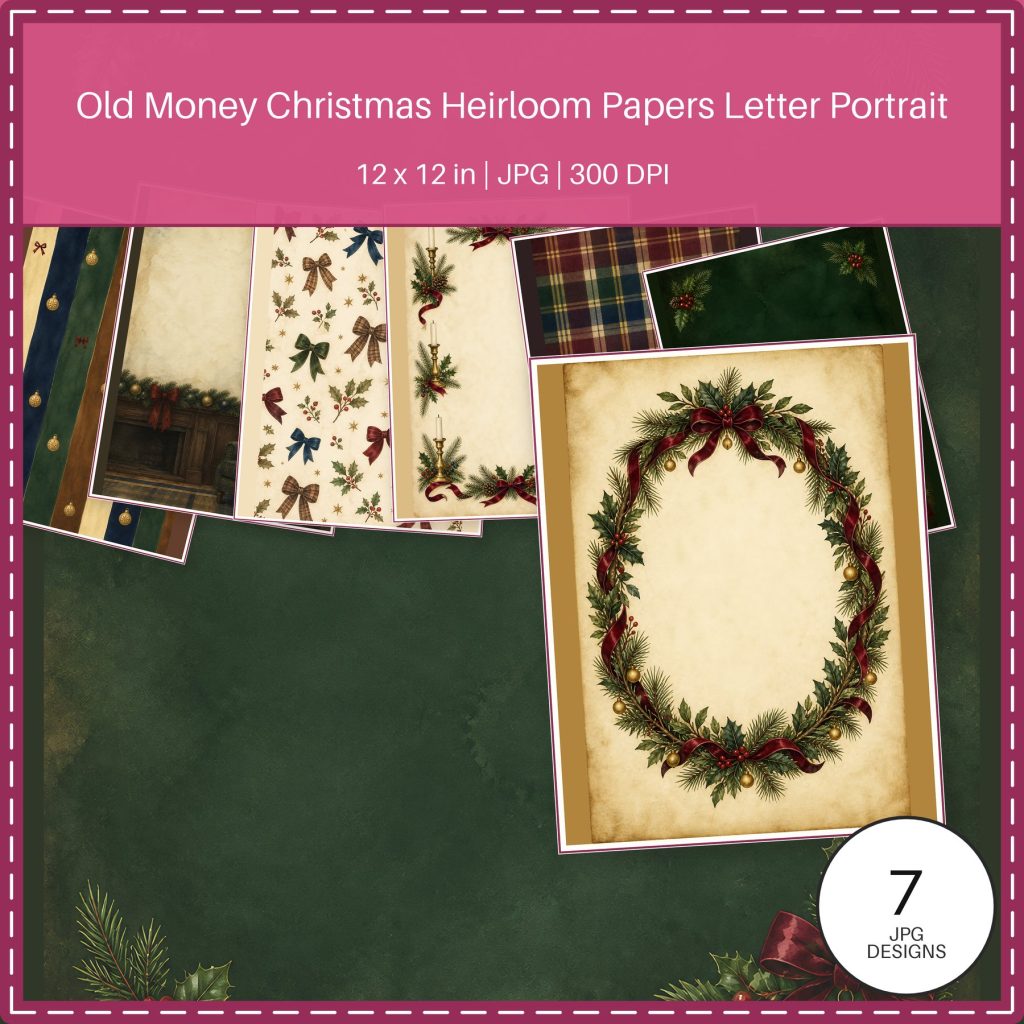 Old Money Christmas Heirloom Papers