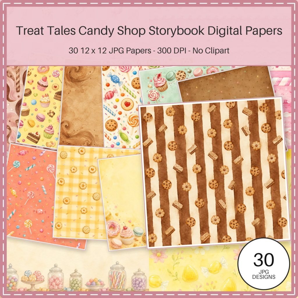 Treat Tales Candy Shop Storybook Digital