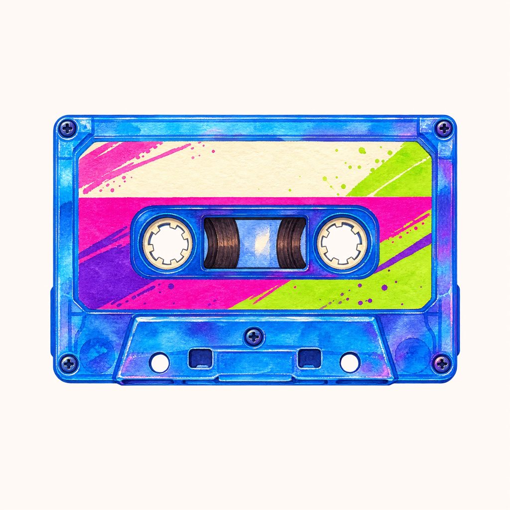 90S Retro Music Canva Journal Digital