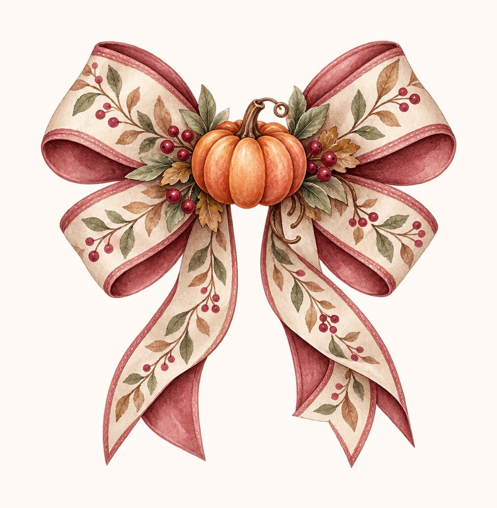 Coquette Fall Bows Ribbon Journal Kit preview 4