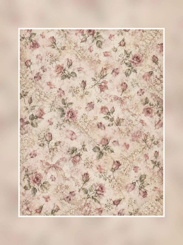 Lace & Rose Romantic poster portrait
