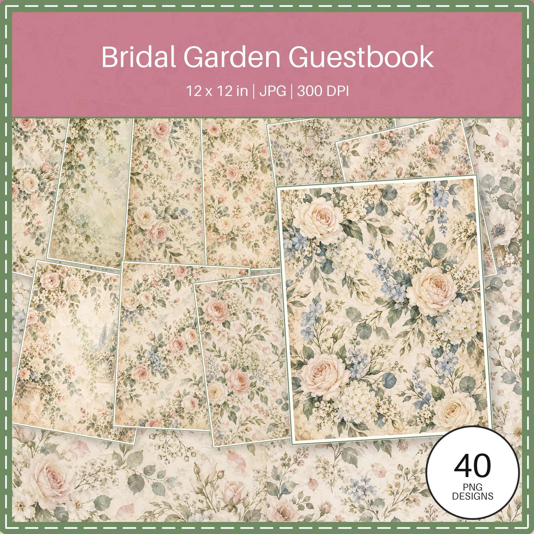 Bridal Garden Guestbook