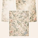 Free Bridal Garden Guestbook – 3 Printable Scrapbook Paper Samples preview