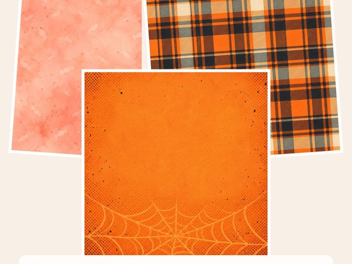 Free Comic Halloween Pop Art – 3 square Paper Samples