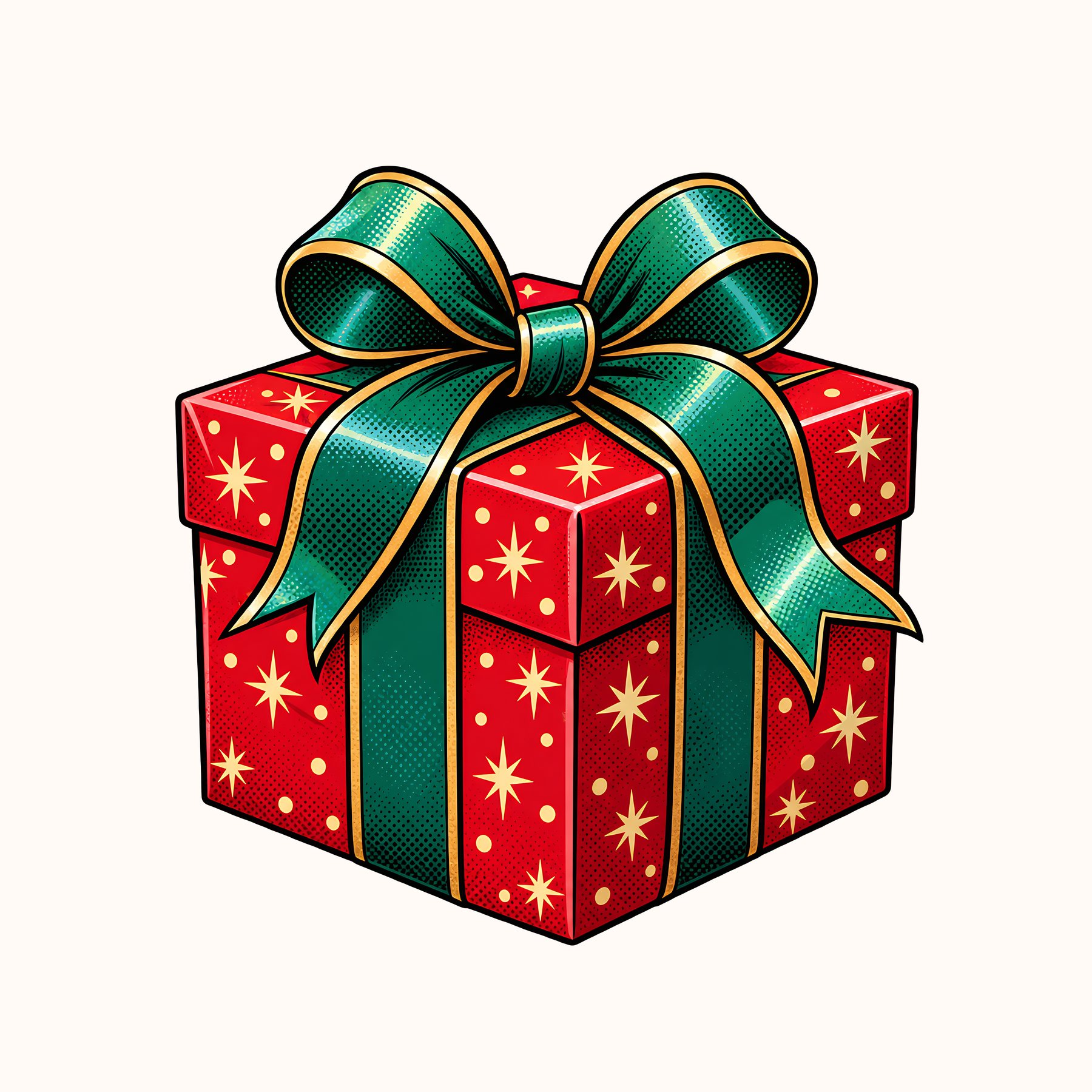 Comic Christmas Gnomes & Santa Pop Art preview 5