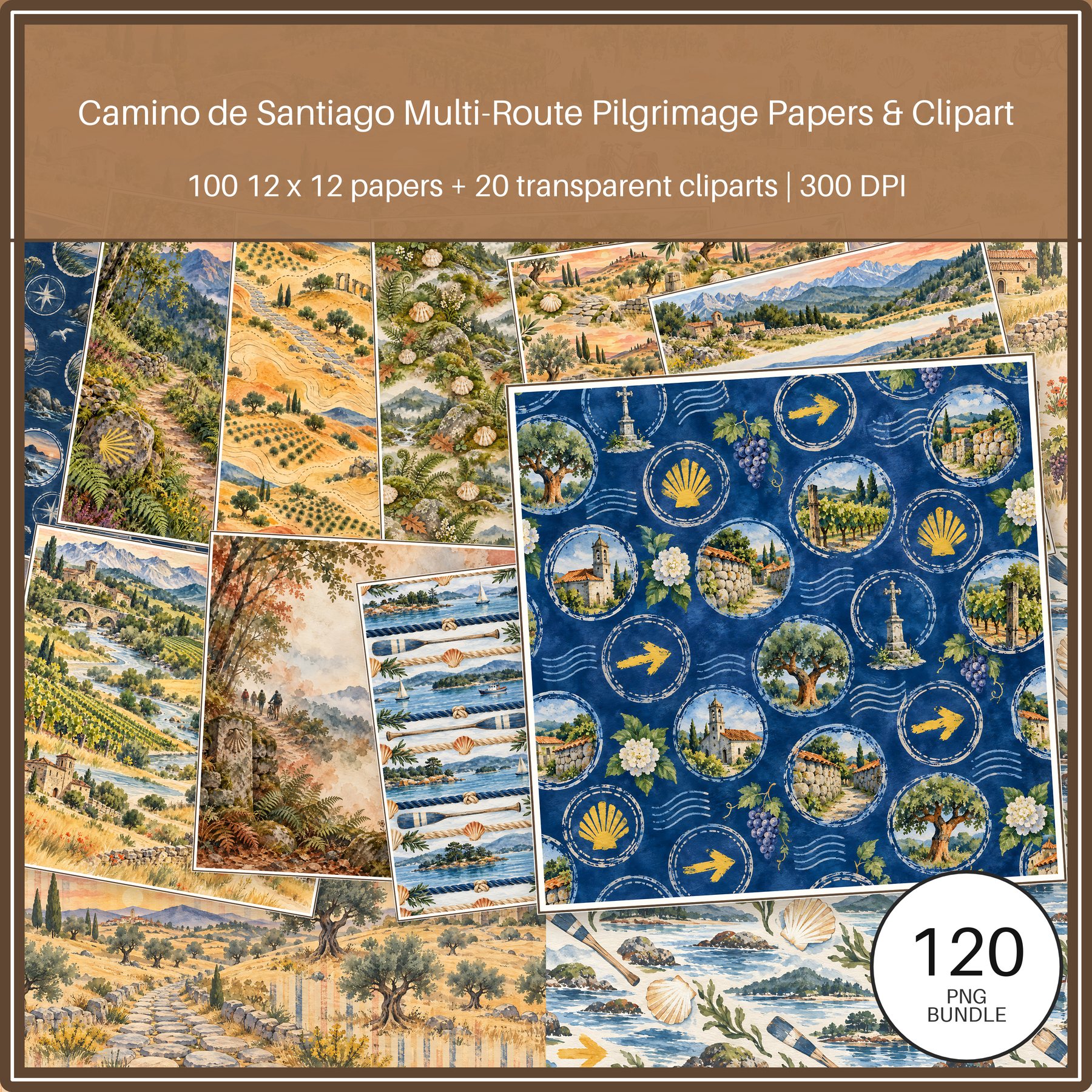 Camino De Santiago Digital Scrapbook