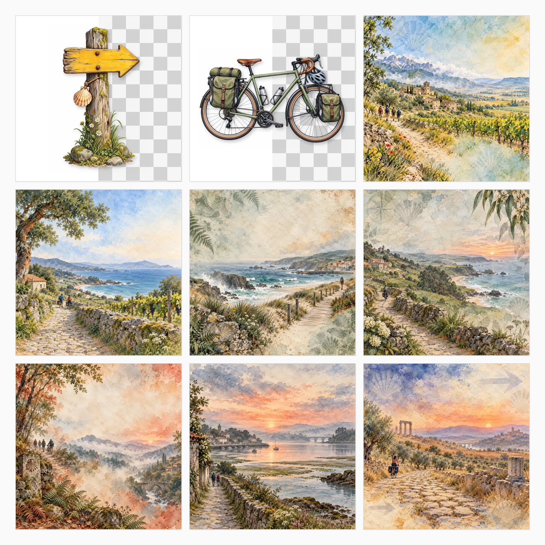 Camino De Santiago Digital Scrapbook preview 4