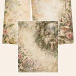 Free Enchanted Tea Garden Paper Samples preview