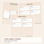 Free Teacher Classroom Essentials Planner Preview preview