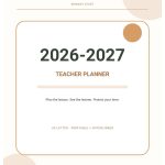 Free Teacher Classroom Essentials Planner Preview preview