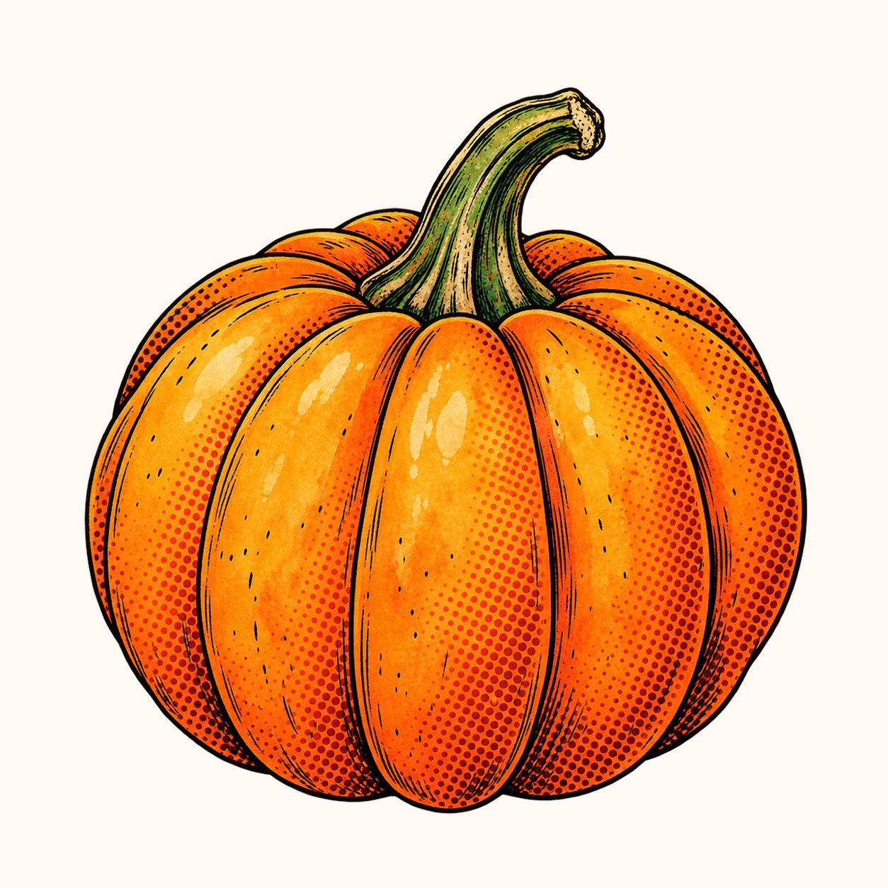 Comic Autumn Pop Art Scrapbook Papers & PNG Cliparts preview 2