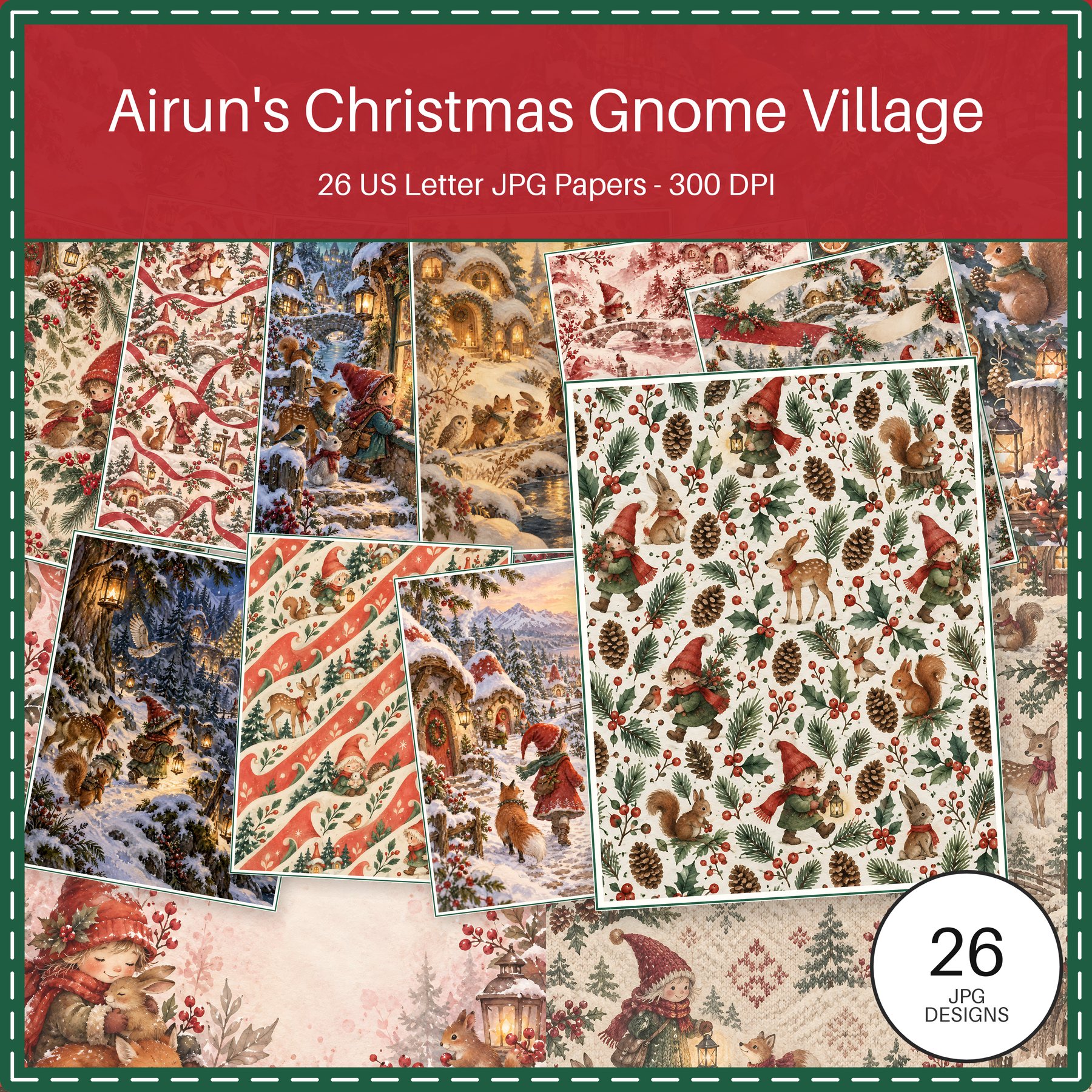 Airun’s Christmas Gnome Village