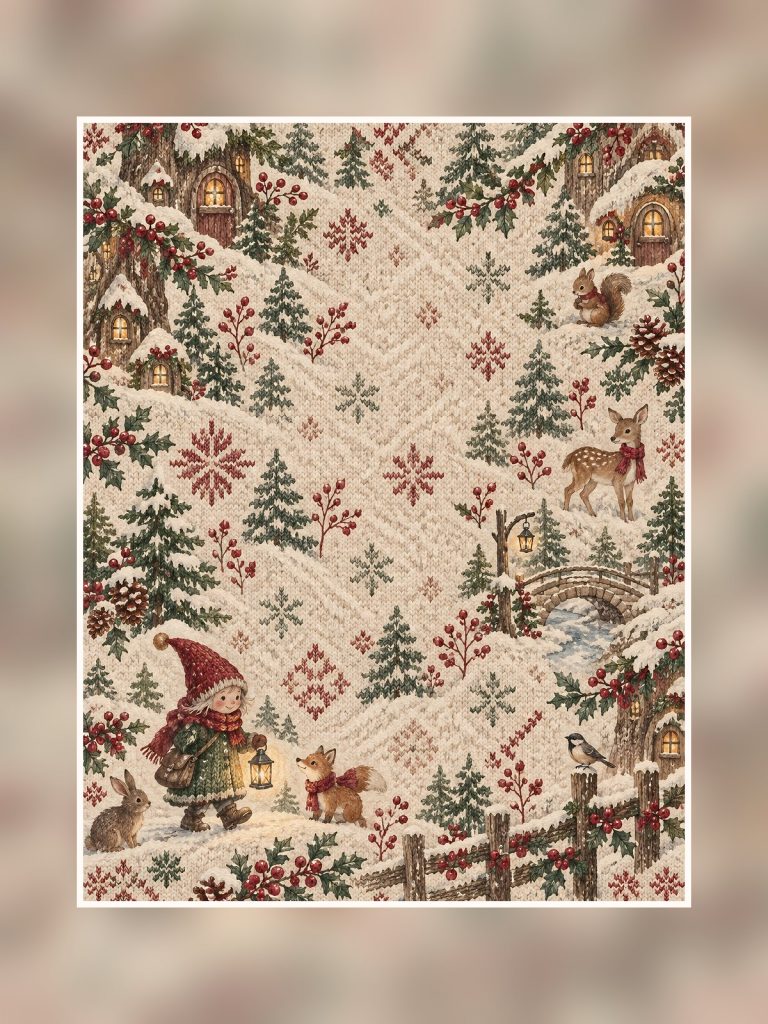 Airun's Christmas Gnome Village poster portrait