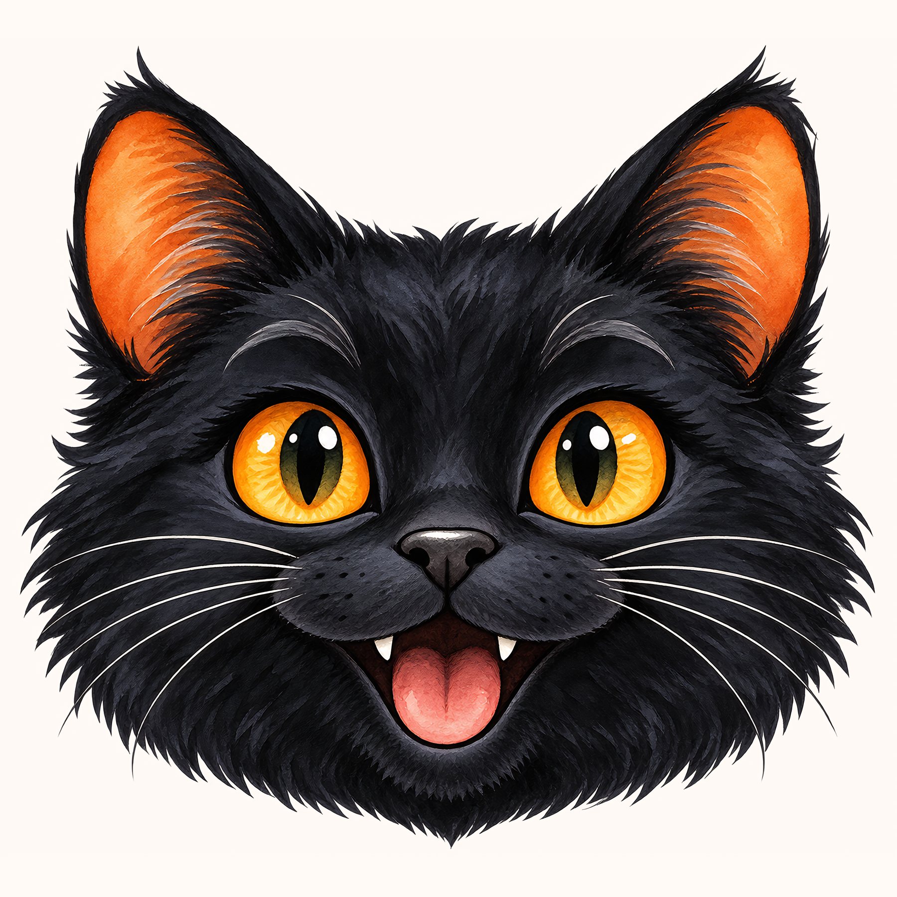 Halloween Face Mask Clipart Collection — 50 Complete Faces preview 2