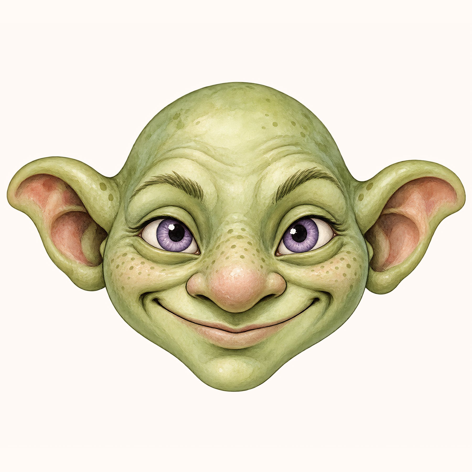 Halloween Face Mask Clipart Collection — 50 Complete Faces preview 3